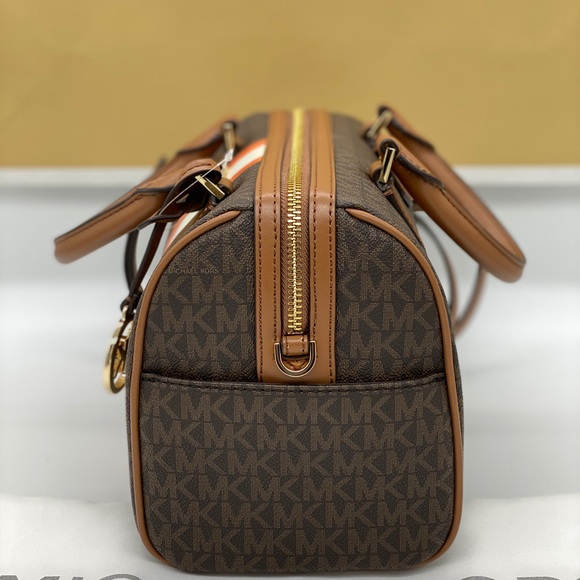 MICHAEL KORS BEDFORD SMALL DUFFLE SATCHEL TNGRINE - Picture 8 of 16